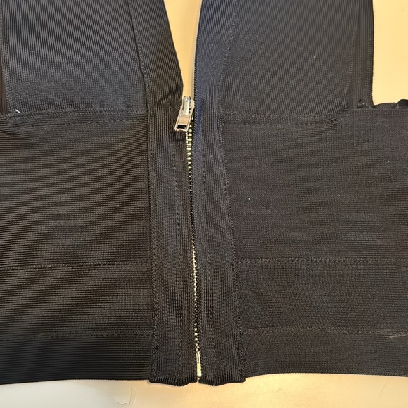 NWT Black Hervé Léger x Forever 21 collection Bandage Crop Top - Picture 11 of 16